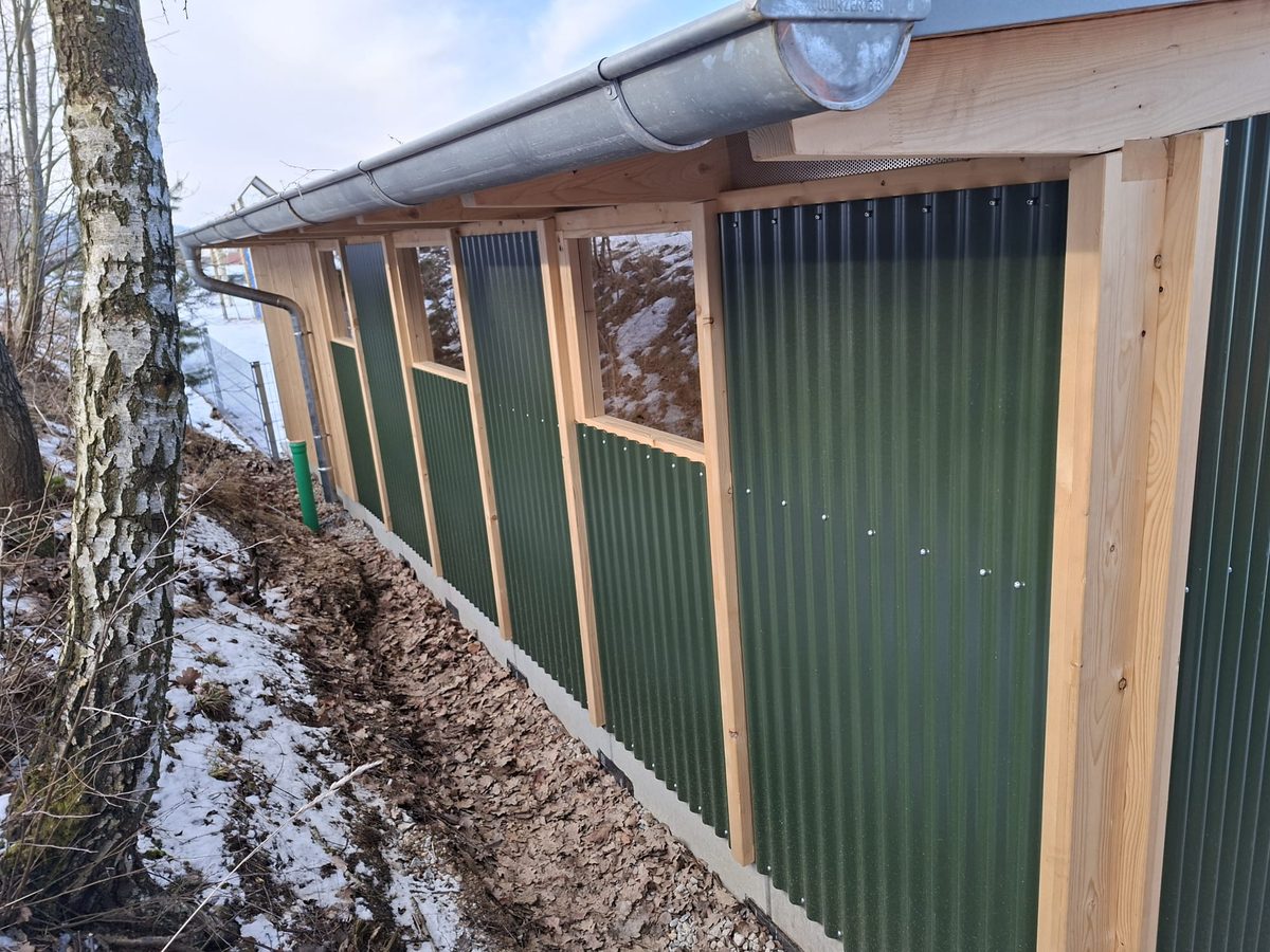Regionales Projekt – Trapezblechfassade